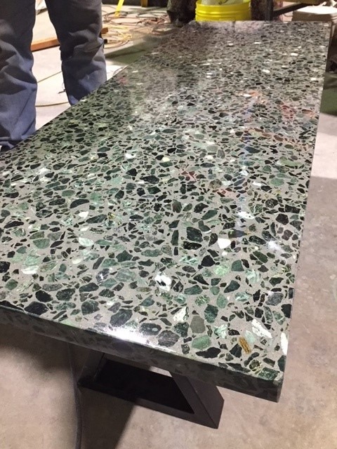 Green Terrazzo Threshold