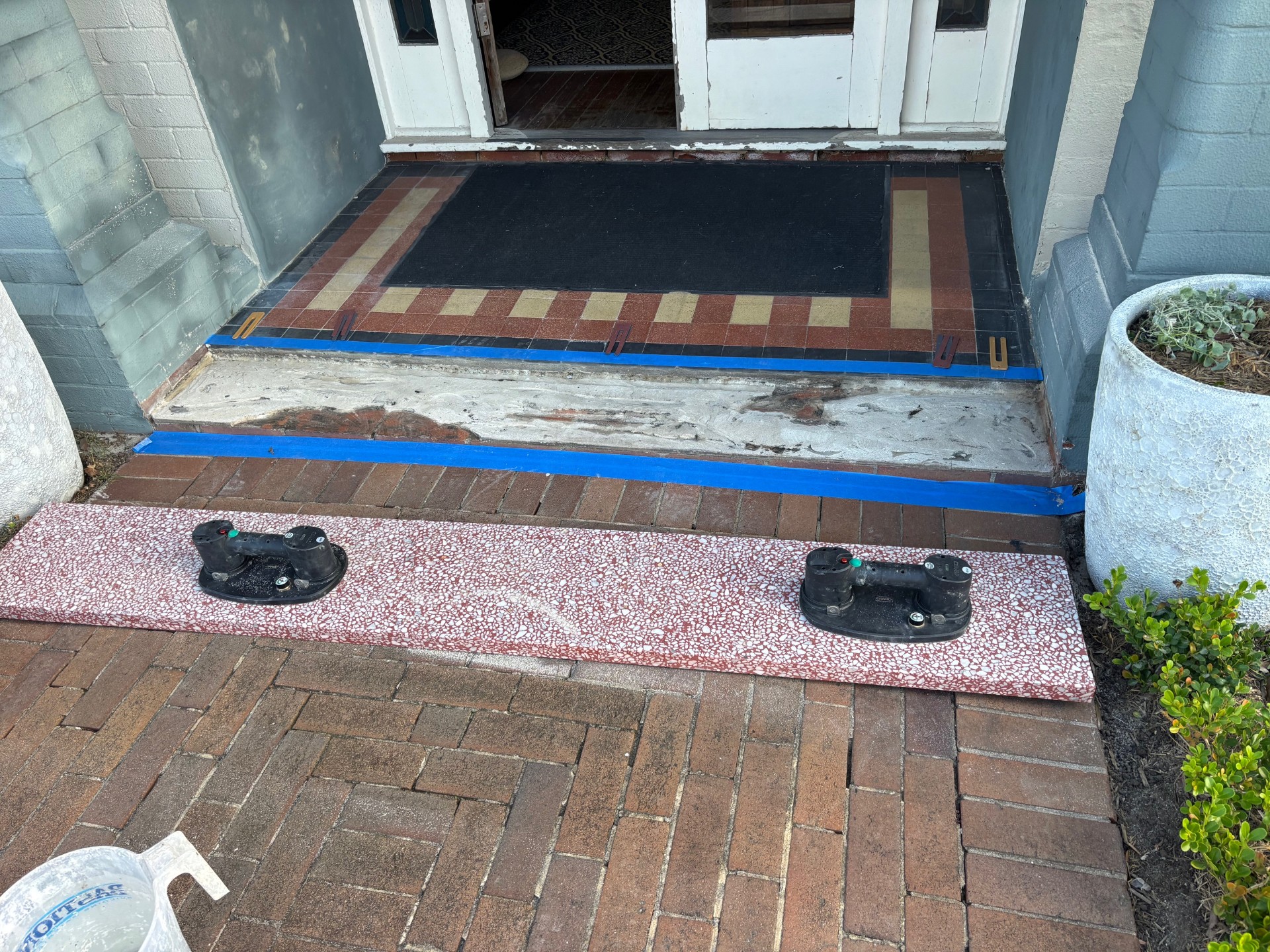 MT38 terrazzo step