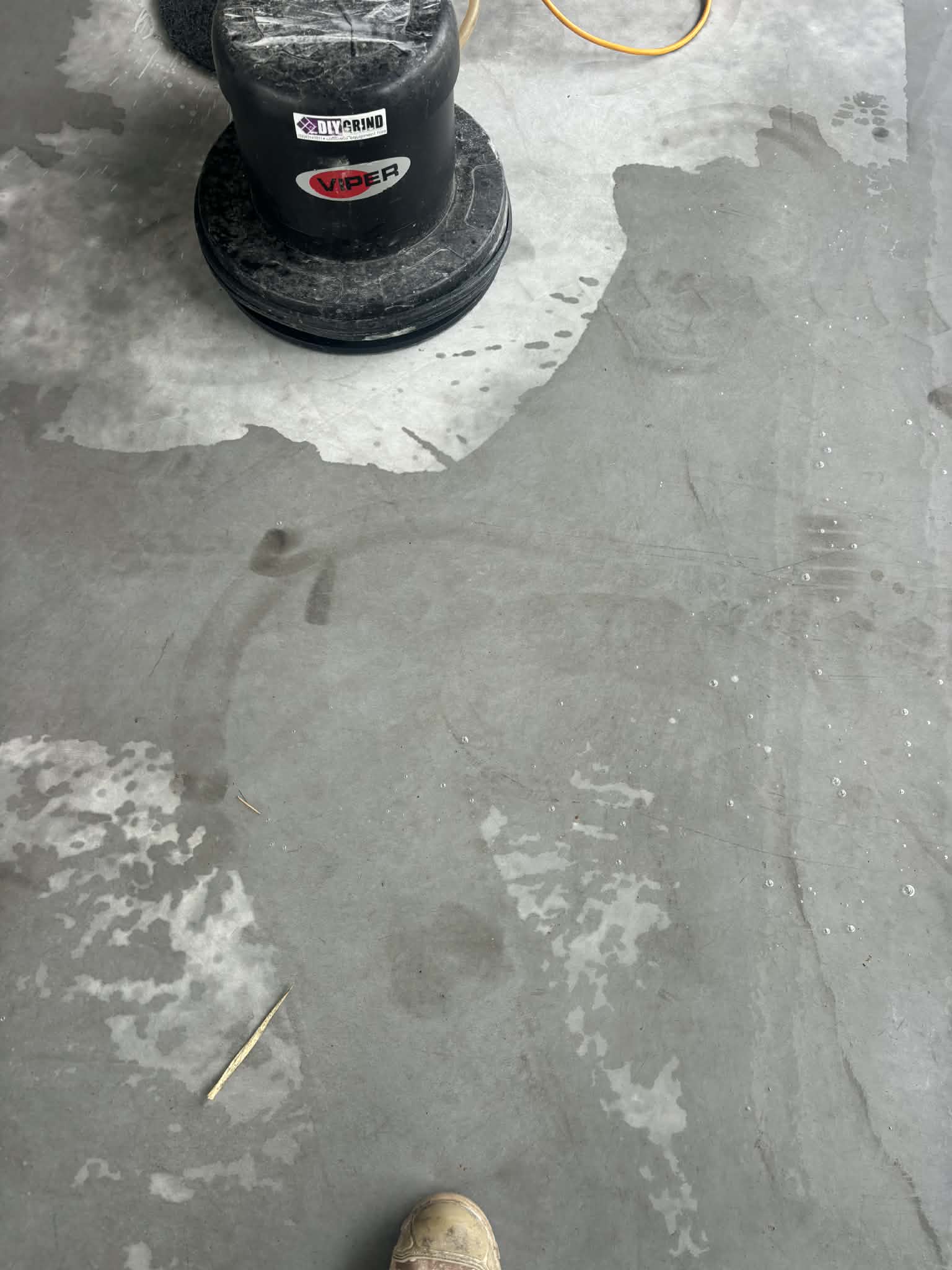 concrete floor scrubbing